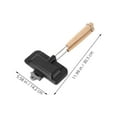 thumbnail image 2 of HOOWIFFY Sandwich Frying Tray Black Aluminum Non Stick Baking 1Set, 2 of 8