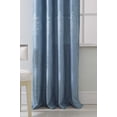 thumbnail image 4 of RT Designers Collection Panneau de Rideau Simple Jacquard Bleu Belge Brillant 54 x 84 Po. Poche pour Tringle, 4 of 4
