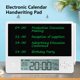 thumbnail image 4 of Tableta de escritura LCD multifuncional Pisexur Electronics para hombres, con calendario, reloj electrónico, alarma y notas, sensor inteligente de temperatura y humedad, universal para oficina, hogar, 4 of 9
