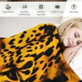 thumbnail image 3 of HENGT  Blanket - Gradient Leopard Print Throw Blanket Super Soft  Flannel Cheetah Blankets for Couch, Bed, Sofa - Ultra Luxurious Warm and Cozy for All Seasons (Throw"), 3 of 6