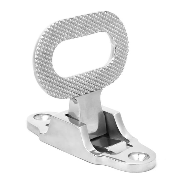 Premium Marine-Grade Stainless Steel Non-Slip Pedal for Boats & Yachts – Durable 316 SS Construction with Mirror Polish Finish (4.3x3.2in)