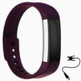thumbnail image 5 of Fitbit Alta Fitness Tracker, Silver/Plum, Small , 5 of 5