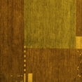 thumbnail image 1 of Ahgly Company Indoor Square Abstract Yellow Modern Area Rugs, 6' Square, 1 of 4