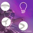thumbnail image 5 of Pink Light Bulb Neon Signs LED Night Light Hanging Neon Lights USB Charging/Battery Operated Neon Wall Lights Neon Decorative (Pink Bulb), 5 of 5