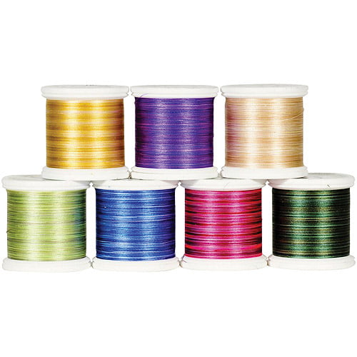 YLI Corporation Variegated Silk Thread, 200 Meters - Walmart.com ...