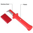 thumbnail image 2 of Wire Stripper, Stainless Steel Electrical Cable Stripper with Cap Electrician Tool, 2 of 5