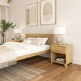 thumbnail image 6 of Plank+Beam Solid Wood Nightstand with 1 Drawer for Bedroom, 6 of 9