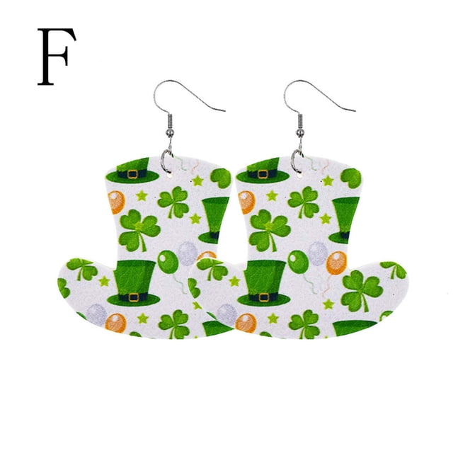 Pendientes para mujer, regalos para mujer, pendientes de San Patricio, pendientes verdes en forma de gota, joyería, regalo festivo para mujer, pendientes de moda.
