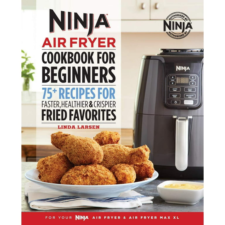 Ninja 4-Quart Programmable Air Fryer AF101 AF100 Manual & 3 Air Fryer  Cookbooks! 622356554565