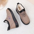 thumbnail image 6 of Womens Winter Snow Boots Wide Toe Box Warm Hiking Non Slip Shoes Fuzzy Lined Lightweight Casual Outdoor Waterproof Booties, 6 of 9