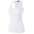 thumbnail image 3 of FashionMille Women Ribbed Tank top, Racerback Scoop Neck Active, 3 of 5