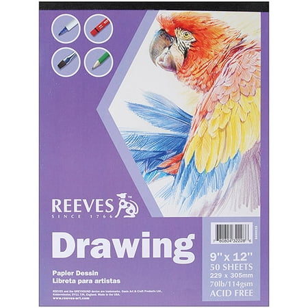Reeves Drawing Paper Pad, 50 Sheets, 70 lb