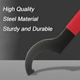 thumbnail image 2 of Coilover Wrench, Hook Wrenches Tools Set Shock Spanner Wrench Set C-Shape Spanner Adjustable Spanners Adjustment Tool, 2 of 5