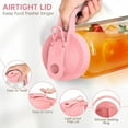 thumbnail image 3 of JOGGEIL 3 Pack 64OZ Mason Jars with Lid, 2 Quart Glass Water Pitcher with Lid, Airtight Seal for Great for Iced Tea,Juice,Milk,Coffee,Sun Lemonade, Pink, 3 of 11