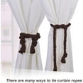 thumbnail image 2 of Visland 2 Pcs Natural Cotton Curtain Tiebacks- Farmhouse Style Curtain Holdback Rope, Curtain Decorative Holdbacks for Rural Style Drapery Tieback, 2 of 6