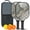 Black-3, variant on Pickleball Paddles Set Of 2, Fiberglass Surface, Turquoise Marble Pattern, 4 Balls & Bag