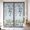 Black, variant on Privacy Window Film, Grey Eucalyptus Leaves Static Cling Stained Glass Window Film, UV Sun Blocking Heat Control Stickers, Non-Adhesive Laser Windows Tint 29.5"x78.7" Spring Summer Botanical