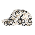 thumbnail image 5 of Kdxio Unisex Snake Pattern Baseball Cap Unisex Washed Classic Adjustable Hat, 5 of 8