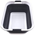 thumbnail image 4 of SAMMART Collapsible Plastic Laundry Basket - Foldable Pop Up Storage Container/Organizer - Portable Washing Tub - Space Saving Hamper/Basket, 4 of 10