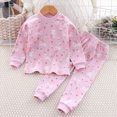 thumbnail image 2 of KPOPLK Pajama Sets for Boys & Girls Toddler Baby Kids Soft Snug fit Pjs Sleepers for Birthday Holiday Clothes Size 3-6 Months,Light Pink, 2 of 4