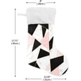 thumbnail image 2 of Golden Lines Marble Christmas Stockings Christmas Presonalized Large Stocking Sock, Set of 1 Xmas Party Winter Decor Candy Bag Family Holiday Gift, 17.7 Inch, 2 of 7