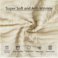 thumbnail image 5 of Lavish Cover Stretch Chair Seat Cover, Elastic Removable Dining Chair Cushion Slipcover, Beige Jacquard Textured, 4 Pack, 5 of 7
