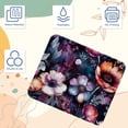 thumbnail image 3 of Floral Pattern with Flowers Mouse Pad, Rubber Base Computer Mouse Pads for Wireless Mouse, 3 of 5