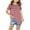 Red, variant on Nskgu Girl's Striped Short Sleeve T Shirts Crewneck Loose Fit Tunic Tops Summer Casual Cute Tee Shirts Blouses for 3-12 Years under $10