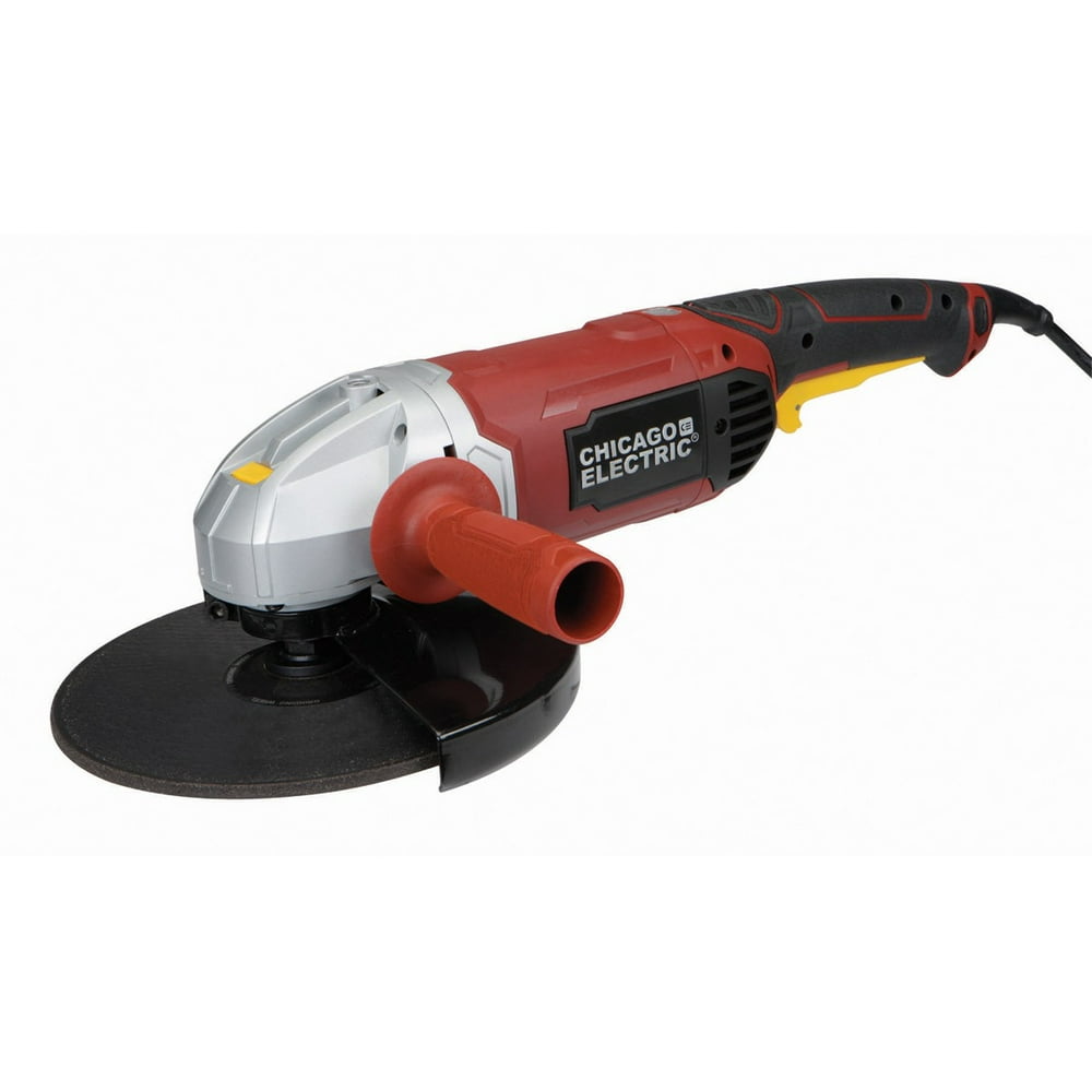 Chicago Electric Power Tools 9 in. 15 Amp Heavy Duty Angle Grinder