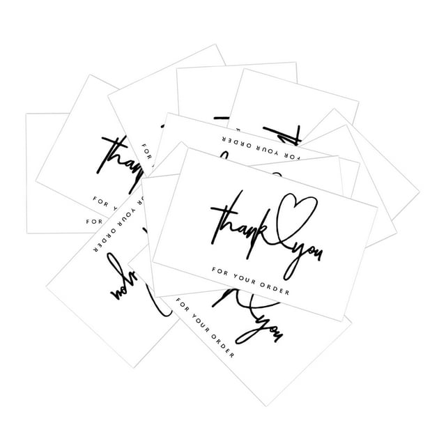 Paquete de 50 tarjetas de agradecimiento, tarjeta del día de la madre, tarjetas simples de agradecimiento de Acción de Gracias para el día de la madre Estilo A
