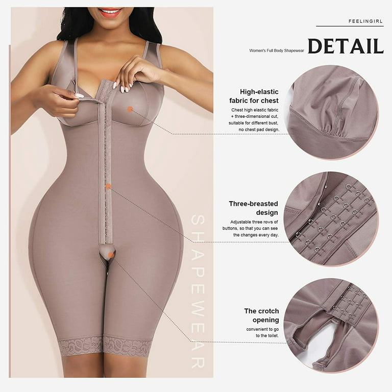 FeelinGirl Thong Shapewear for Women - Seamless Tummy Control Body Shaper