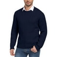 thumbnail image 3 of HAOMEILI Men's Relaxed Fit Cable Knit Crewneck Sweater, 3 of 7