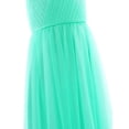 thumbnail image 5 of iEFiEL Kids Flowy Flower Girl Dress Cutout Back Wedding Birthday Party Dress Turquoise 14, 5 of 7