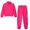 Hot Pink, variant on Active Sweatsuit Long Sleeve Crewneck Loose Fashion Sweatshirts Sweatpants 2 Pcs Winter Clothes 11-12 Years Boy Clothes