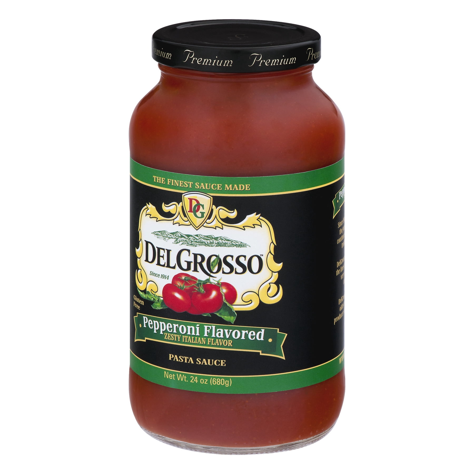 (12 pack) DelGrosso Pasta Sauce Pepperoni Flavored