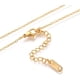 thumbnail image 3 of 1 collar con colgante de número de ángel de acero de titanio y cadena tipo cable, adorno dorado con número 9., 3 of 3