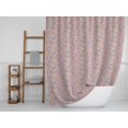 thumbnail image 3 of S4Sassy Pink Tortoise & Mermaid Ocean Water Repellent Bath Shower Curtain With Roller Rings Hook-60 x 70 Inch, 3 of 6