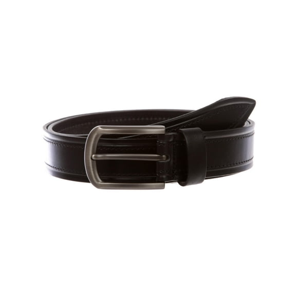 1-1/4" (34 mm) Double Stitched Men's Italian Leather Belt