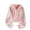 Cardigan # Pink, variant on Womens Hoodies Button Down Cardigan Long Balloon Sleeve Ribbed Cuffs and Hem Drawstring Knit Jacket Casual Daily Wear Solid Color Trendy Tops