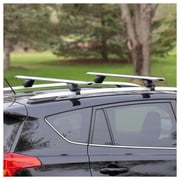Elevate Outdoor 55 Aluminum Cross Bars with 200 lb. Capacity and Lockable Design