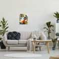 thumbnail image 2 of Bold Jungle Animal Collage Vibrant Palm Leaf Shapes 13 in x 19 in Framed Painting Art Print, by Stupell Home Décor, 2 of 6