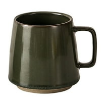 Tunhigl Japanese-Style Ceramic Coffee Mug 13oz - Insulated, Ergonomic, & Wide-Mouth Design for Hot & Cold Beverages