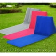 thumbnail image 2 of Outdoor Travel Inflatable Triangle Cushion Fashion Leisure PVC Flocking Triangle Beach Cushion, Grass Cushion, Camping Folding Rest, 2 of 8