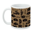 thumbnail image 3 of Ford Trucks Pattern White Mug, 3 of 5