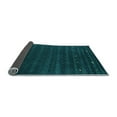 thumbnail image 2 of Ahgly Company Indoor Square Abstract Light Blue Contemporary Area Rugs, 7' Square, 2 of 4