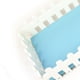 thumbnail image 5 of Plataforma para hámster de PVC lavable con valla desmontable para una fácil instalación - Borde blanco, fondo azul Tobogán y juego, 5 of 5