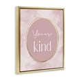 thumbnail image 2 of Stupell Industries Modern Pink Golden Affirmation Gold Floating Frame Canvas Art, 17 x 21, by Christine Simpson Art, 2 of 8