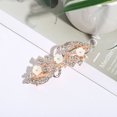 thumbnail image 2 of 4PCS Pince à Cheveux en Strass Mode Élégant Arc Fleur Pince à Cheveux Barrette Française, 2 of 10