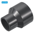 thumbnail image 3 of Uxcell Reducer Pipe Fitting Straight Socket Coupling Connector, Grey 2x1.3" 2, 3 of 5
