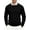 Black, variant on HAOMEILI Men's Relaxed Fit Cable Knit Crewneck Sweater